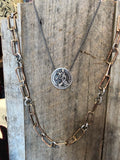 Saint Christopher medal necklace